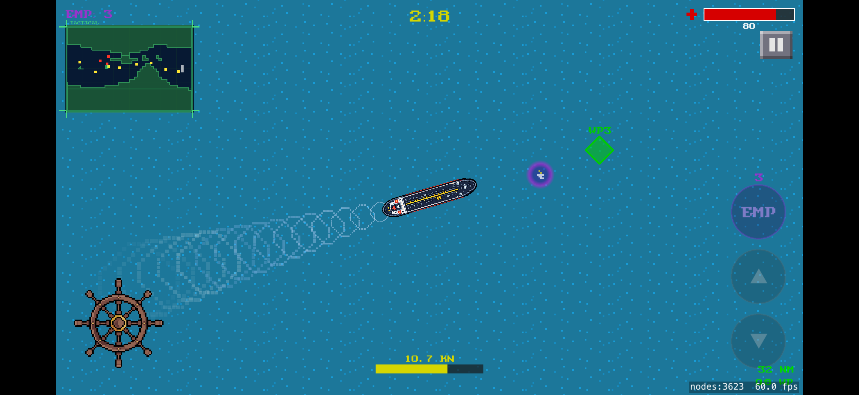 EMP pickup and incoming drone